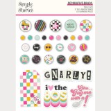 Totally 80's - Decorative Brads von Simple Stories